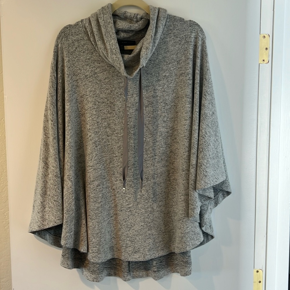 WHBM grey poncho